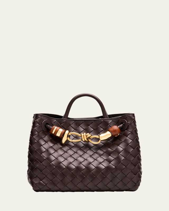 Andiamo Small Leather Top-handle Bag